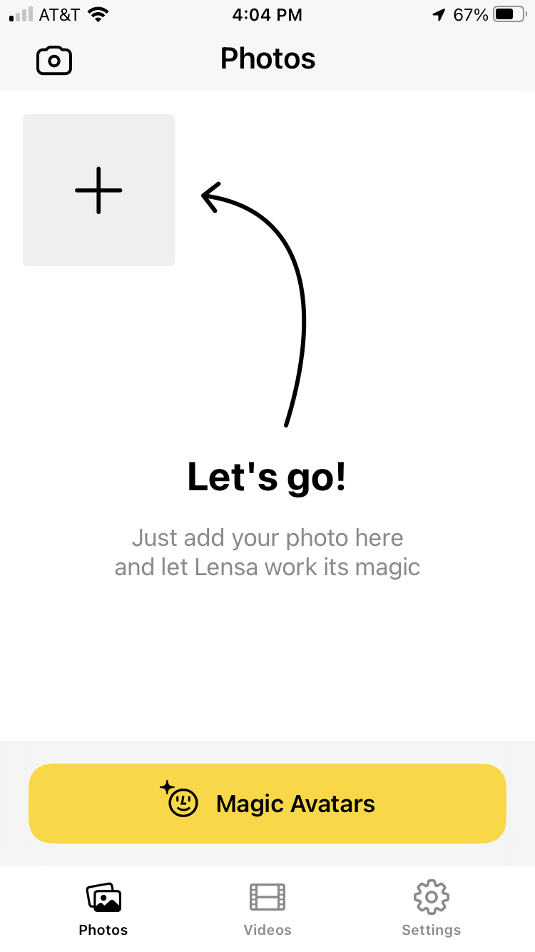 lensa onboarding - enable photo access