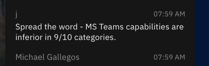 Microsoft build conference chat room