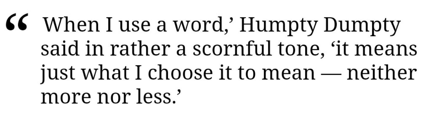 Humpty Dumpty plays client